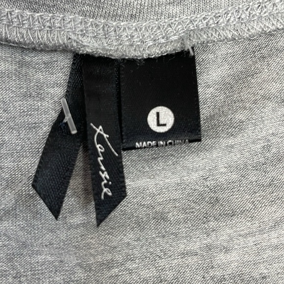 NWT Kensie Sleep Shirt Nightgown Short Sleeve Heather Gray L - Picture 11 of 16